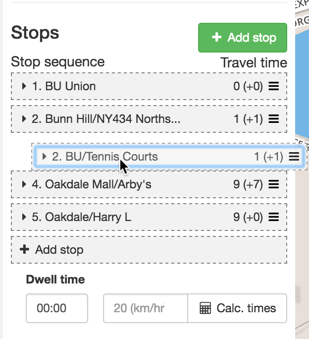 drag and drop pattern stop