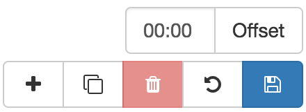 schedule toolbar